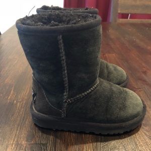 Girls Black Ugg Boots